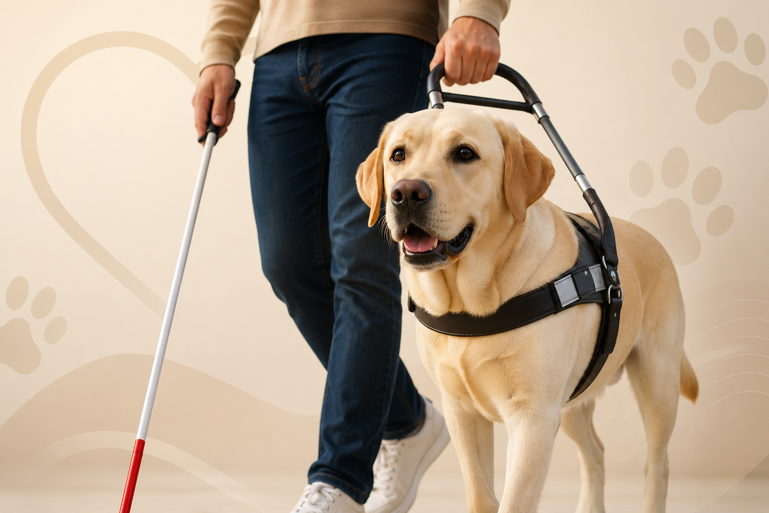 Dia Internacional do Cão-guia: parceria que leva autonomia e muda destinos