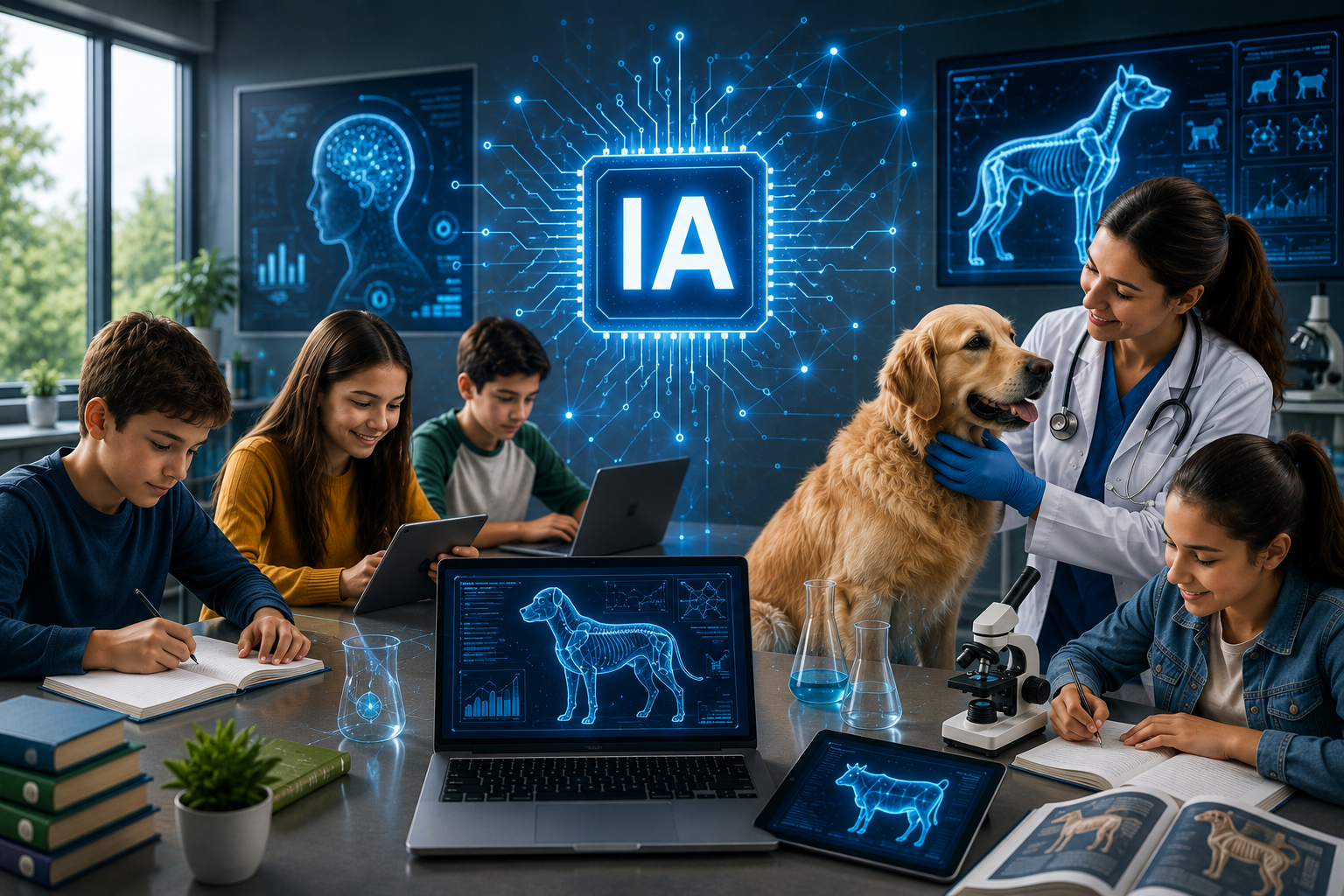 A educação nossa de cada dia, nos dai hoje… como a IA transforma o ensino e a Medicina Veterinária