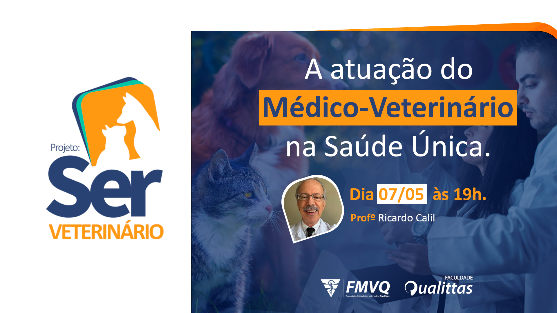 Até onde vai a atuação do médico veterinário? Conheça o projeto “Ser Veterinário” da Faculdade Qualittas
