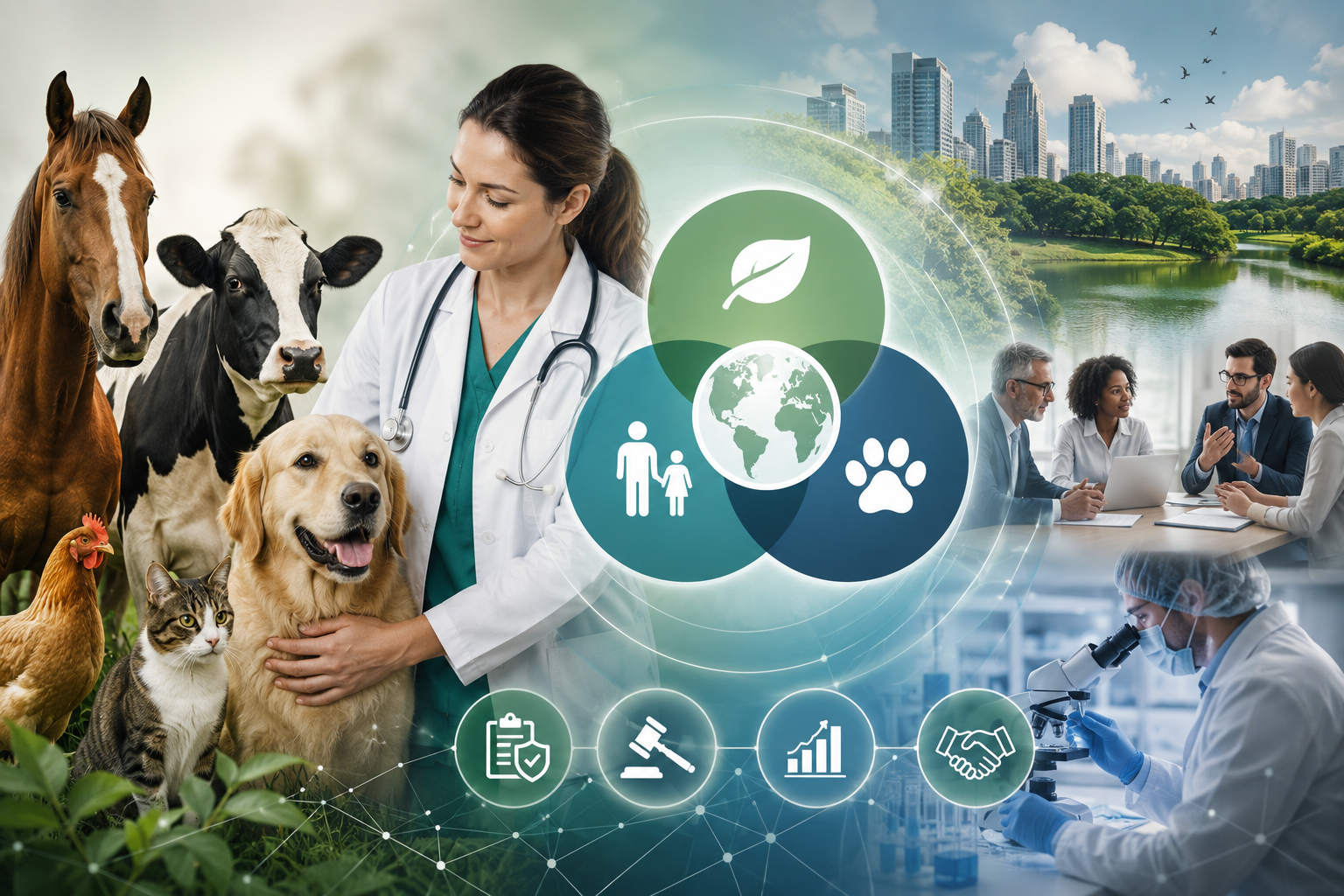 O médico veterinário na consolidação da governança de “Uma Única Saúde”