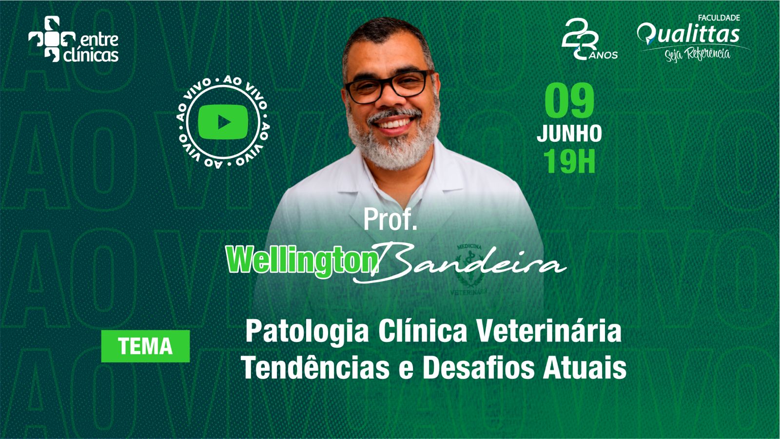 Patologia Clínica de pets não convencionais ganha destaque em edição do Entre Clínicas da Faculdade Qualittas