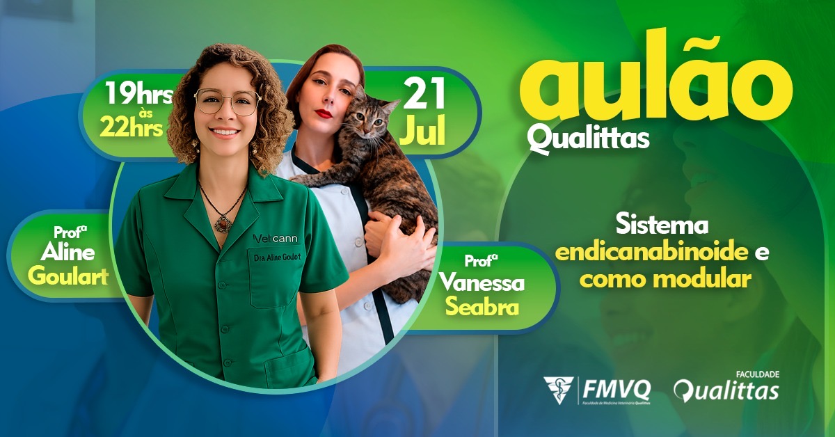 Aulão Qualittas oferece atualização gratuita sobre Sistema Endocanabinoide para clínicas veterinárias parceiras